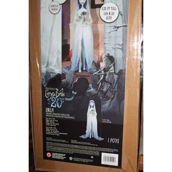 Disney Corpse Bride Emily 20th Anniversary Gemmy Halloween 2025 Animatronic 5Ft - Picture 7 of 16